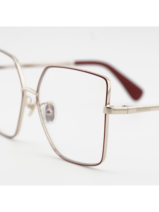 Max Mara MM5073-H-B 068 Eyeglasses Red 60mm Butterfly Frame, Blue Light Block main image 6